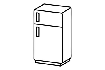 Refrigerator-Outline-Icon-Vector-Illustration