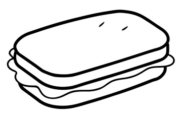Line-Art-Sandwich-Illustration-Vector-Design