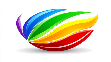 Colorful Abstract Design Element