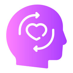 head gradient icon