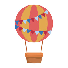 baby shower hot air balloon