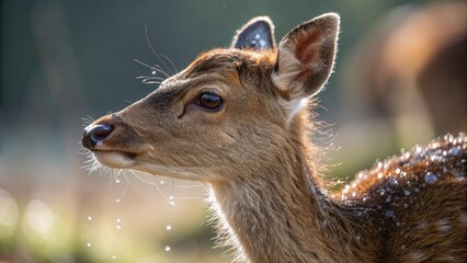 Obraz premium portrait of a young deer