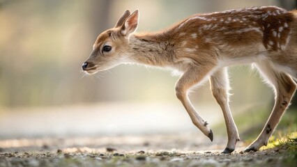 roe deer in the woods