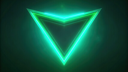 Vibrant Teal Blending into Neon Green with a Sharp Gradient