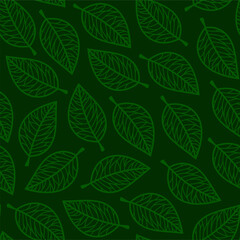 leaves seamless pattern background. tea leaf pattern. leaves pattern background. seamless patterns with leaves background.