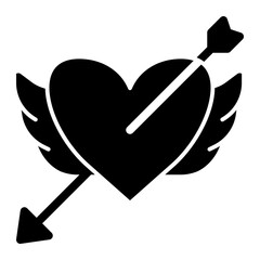 Cupid solid icon