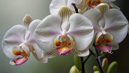 primer plano de flor de orquídea 