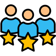 Experience lineal color icon