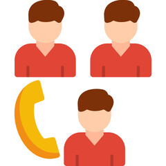 Fototapeta premium ConfCall Icon