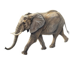 Fototapeta premium elephant isolated on white