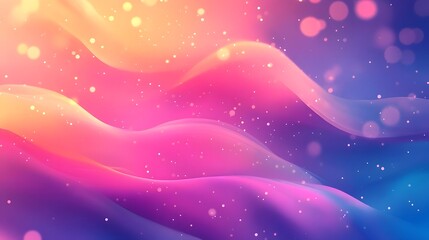 Obraz premium Captivating abstract background featuring a vibrant gradient pattern with soft festive tones delicate ornamentation and shimmering luminous accents for a modern elegant and enchanting aesthetic