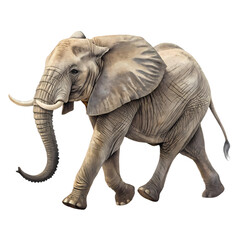 Fototapeta premium elephant isolated on white