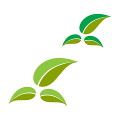 green leaf logo