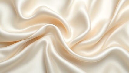 Obraz premium Silky beige textile texture may used as background