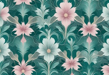 Fototapeta premium abstract image of colorful flowers, background, pattern