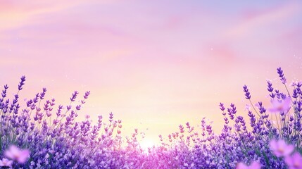 Fototapeta premium A serene landscape of places with soft rhythms and gentle natural elements for relaxation.