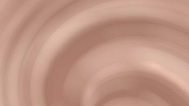 Color of year 2025 mocha mousse abstract motion background. Blurred curved rays texture. Smooth gradient animation in cream tan bisque latte light brown. Satisfying transitions of soft shades of beige