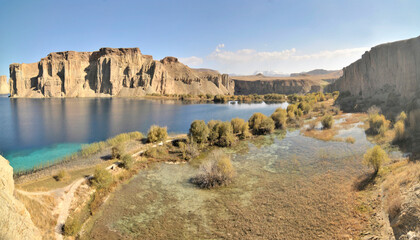 Band-e Paneer Lake in Afghanistan's Band-e Amir National Park