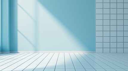 Bright Minimalist Interior with Empty Space