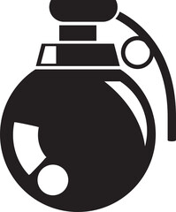 Grenade Glyph Icon