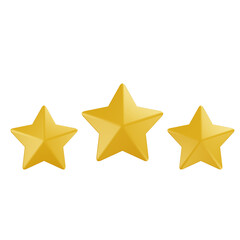 Obraz premium 3D three star