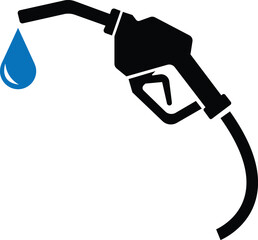 Fuel station icon simple vector illustration, petroleum station 