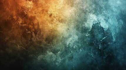 Obraz premium Abstract Textured Background with Vibrant Orange and Blue Gradient for Creative Design and Artistic Projects