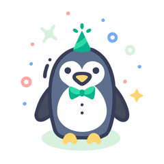 Penguin Love: The Perfect Icon for Cute and Romantic Themes