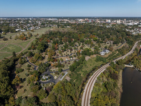 City Skyline, Hollywood Cemetery, Richmond, VA