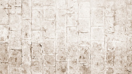 Brick Wall Weathered Texture Vertical Sepia Tone Detailed Abstract Surface