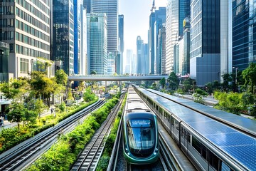 Eco-Friendly Urban Train System