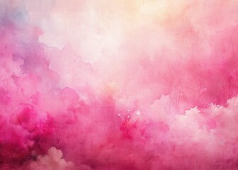 Pink Watercolor Canvas Texture Abstract Art Background
