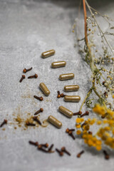 Handcrafted anti-parasitic detox capsules made with wormwood, clove, and a blend of natural herbs for holistic cleansing