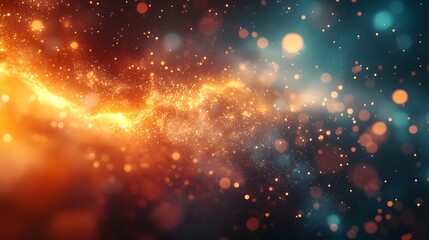 Mesmerizing blaze of ethereal cinematic gradients and vibrant soft textures creating a dynamic and luminous abstract visual experience