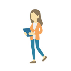 office employee vector illustration