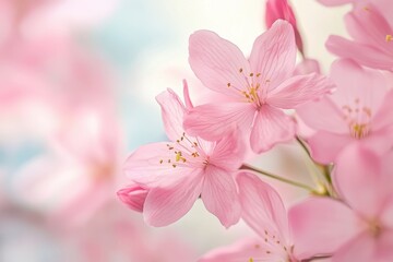 Delicate pink petals falling gracefully during special celebrations
