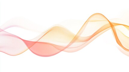 Fototapeta premium Transparent soft futuristic satin swoosh border certificate business card abstract modern hi-tech background. Vector illustration