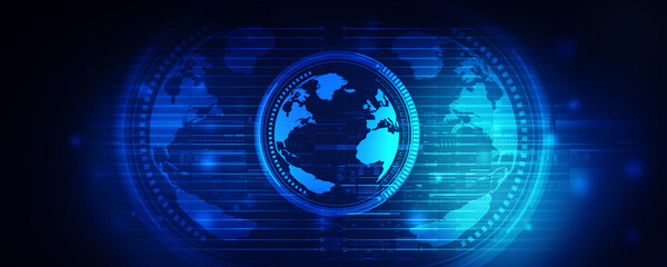 2d illustration world map abstract background
