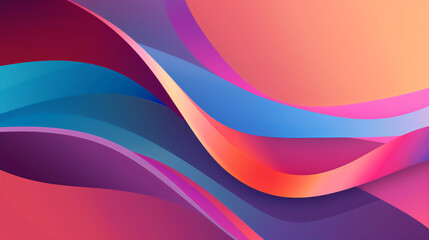 Abstract Colorful Waves Illustration for Creative Design Projects and Backgrounds