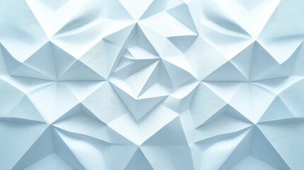 Obraz premium Minimalist white 3D background with geometric cubes and sharp edges, creating a clean, modern look with depth and symmetry