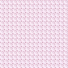 seamless pattern with pink hearts