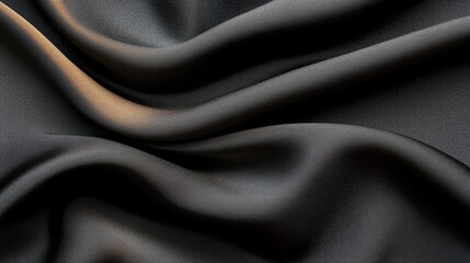 Fototapeta premium Textured curly extensions, dark brown, glowing softly on a velvet cloth