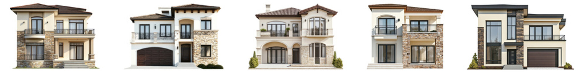 PNG Contemporary house set on transparent background