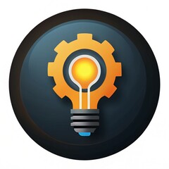 light bulb icon design 