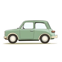 Vector Illustration of Various Cars and Vans