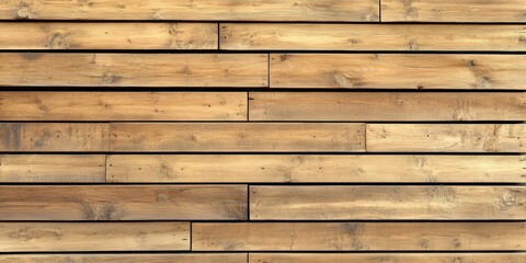 Fototapeta premium Wooden wall background featuring a textured design, showcasing natural lines and patterns that enhance the aesthetic appeal of any project requiring a wooden wall texture element.