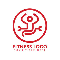 Fitness and Gym Logo Design Vector