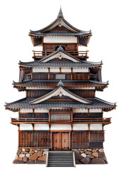 Fototapeta premium PNG Traditional Japanese castle architecture