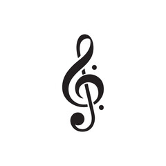 Fototapeta premium Music notes icon set, Music notes symbol, vector illustration