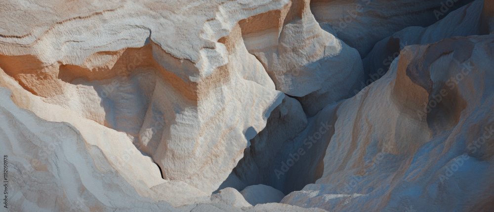 Poster eroded mesas and buttes in a unique desert landscape showcasing sculpted terrain